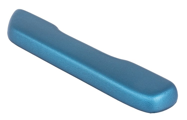 Armrest Pad Fits Select 1968-1972 GM Models, Front [Right/Passenger Side, Medium Blue]