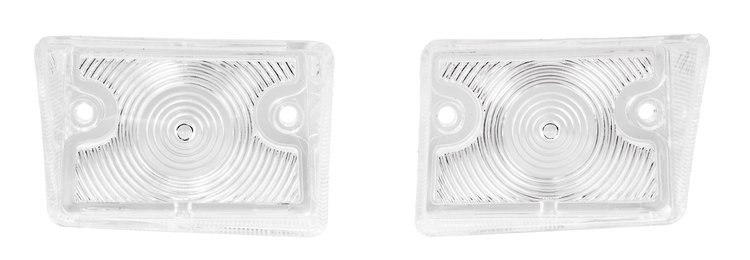 Parking Light Lenses for 1967-1968 Chevrolet Camaro Rally Sport w/Hidden Headlights [Clear]