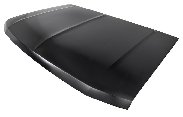 OE-Style Hood Fits Select 1992-1996 Ford F-Series Trucks, Bronco [Steel]