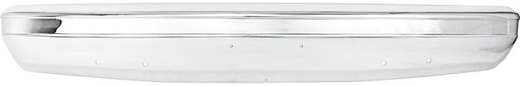 Front Bumper for 1987-1991 Ford F150, F250, F350 Trucks, Bronco w/o Impact Strip Holes [Chrome]