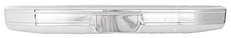 Front Bumper Fits Select 1980-1986 Ford F100, F150, F250, F350 Trucks, Bronco w/o Impact Strip Holes [Chrome]