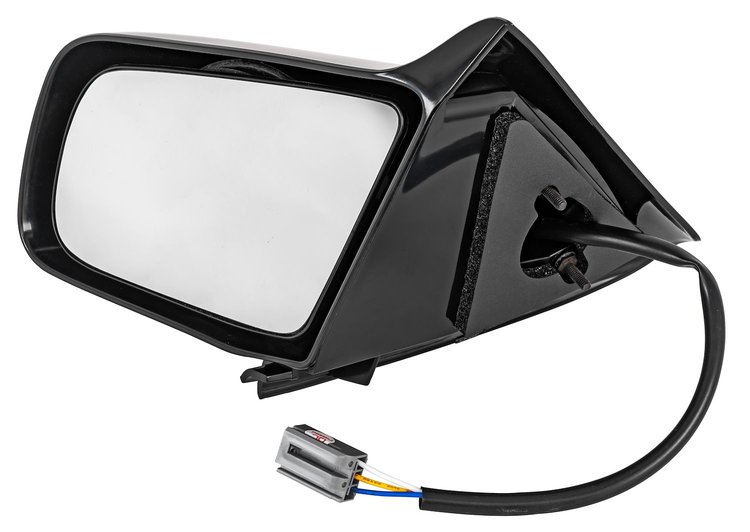Side View Mirror - Power Remote for 1987-1993 Ford Mustang Coupe/Hatchback Models [Left/Driver Side]