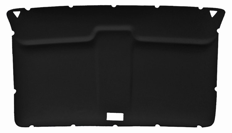ABS Plastic Headliner for 1973-1987 Chevrolet/GMC Standard Cab Truck [Foambacked Perforated Vinyl, Black]