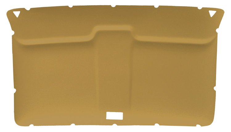 ABS Plastic Headliner for 1973-1987 Chevrolet/GMC Standard Cab Truck [Foambacked Perforated Vinyl, Buckskin]