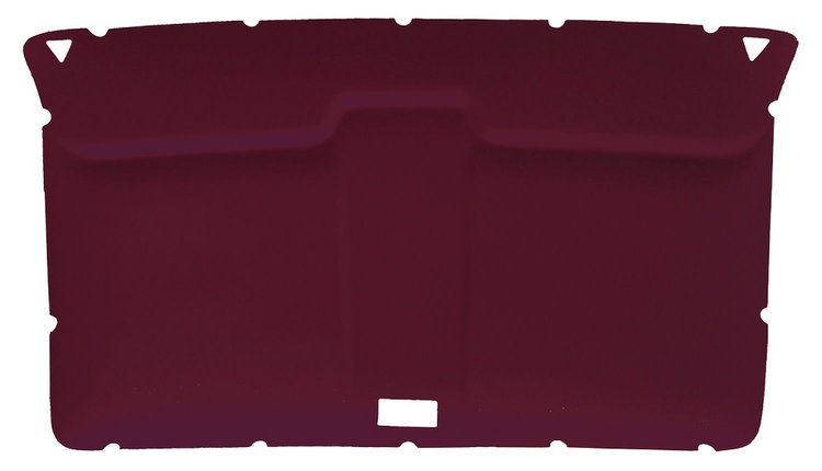 ABS Plastic Headliner for 1973-1987 Chevrolet/GMC Standard Cab Truck [Foambacked Perforated Vinyl, Dark Red]