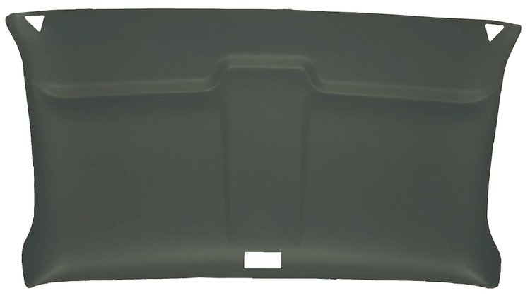 Retro-Style ABS Plastic Headliner for 1973-1987 Chevrolet/GMC Standard Cab Truck [Cloth, Medium Dark Gray]