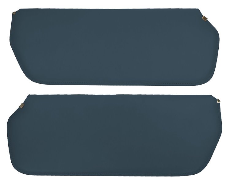 Sun Visors for 1973-1987 Chevrolet/GMC Truck, Suburban, Blazer, K5 Blazer, Jimmy [Madrid Grain Vinyl, Medium Blue]