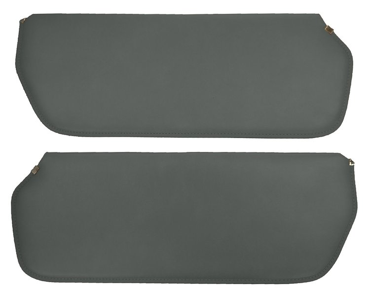 Sun Visors for 1973-1987 Chevrolet/GMC Truck, Suburban, Blazer, K5 Blazer, Jimmy [Sierra Grain Vinyl, Medium Dark Gray]