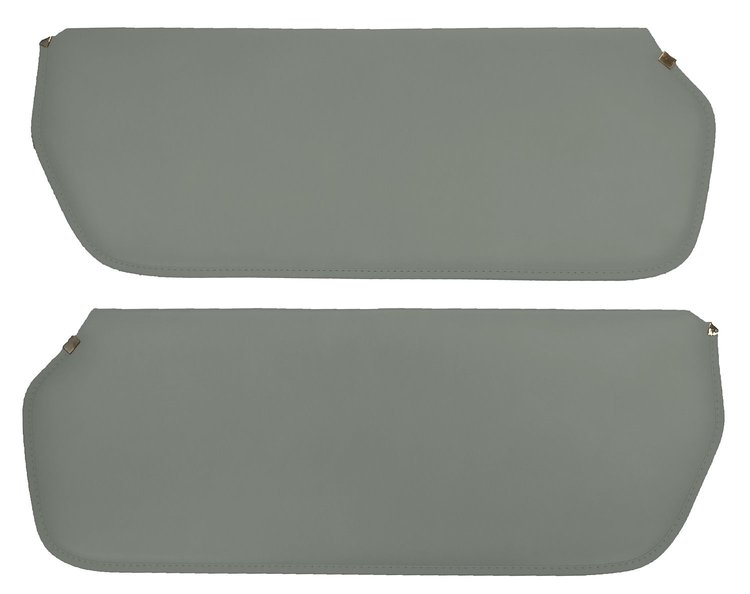 Sun Visors for 1973-1987 Chevrolet/GMC Truck, Suburban, Blazer, K5 Blazer, Jimmy [Montana Grain Vinyl, Light Gray]