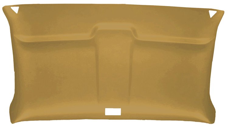 Retro-Style ABS Plastic Headliner for 1973-1987 Chevrolet/GMC Standard Cab Truck [Foambacked Perforated Vinyl, Buckskin]