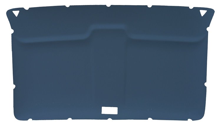 ABS Plastic Headliner for 1973-1987 Chevrolet/GMC Standard Cab Truck [Foambacked Cloth, Medium Blue]