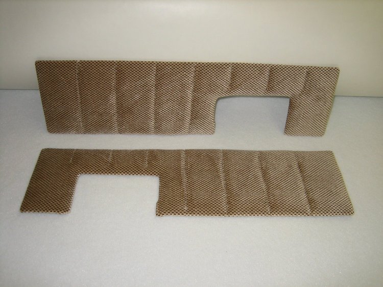 Front Door Panel Inserts Fits Select 1981-1991 Chevrolet/GMC Truck, Blazer, Jimmy [Regal Velour, Sandstone]