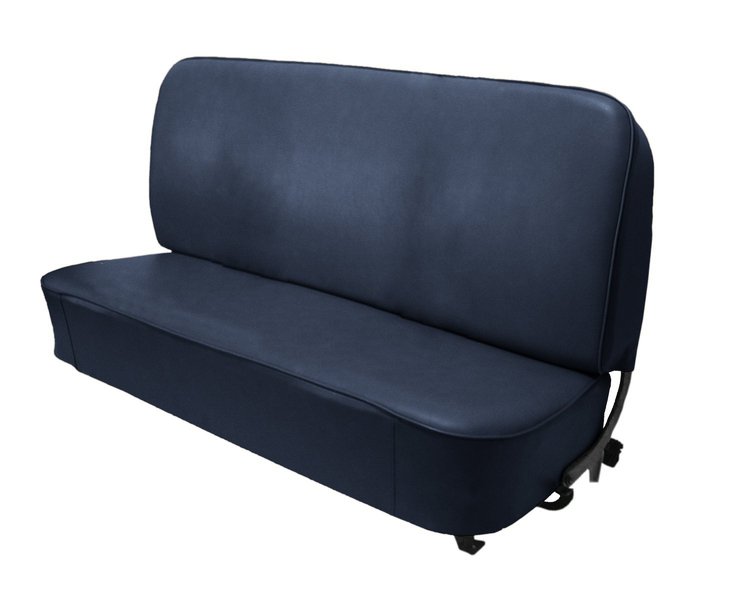 Bench Seat Upholstery for 1955 (2nd Series)-1959 Chevrolet/GMC Standard Cab Truck [Without Pleats, Navy Blue]