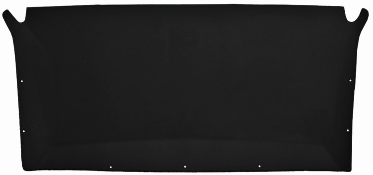 Retro-Style ABS Plastic Headliner for 1977-1991 Chevrolet Blazer/GMC Jimmy [Perforated Foambacked Vinyl, Black]