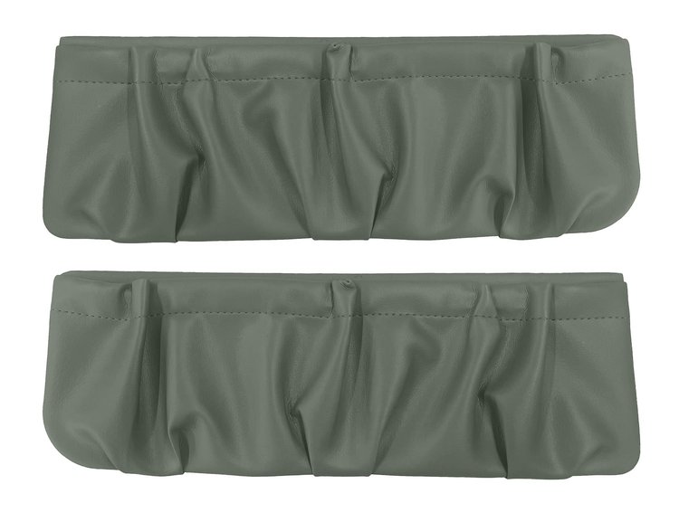 Interior Door Panel Pockets for 1973-1976 Chevrolet/GMC Truck, Blazer, Jimmy, Suburban [Vinyl, Charcoal]