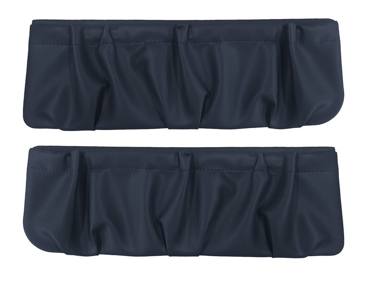 Interior Door Panel Pockets for 1973-1976 Chevrolet/GMC Truck, Blazer, Jimmy, Suburban [Vinyl, Navy Blue]
