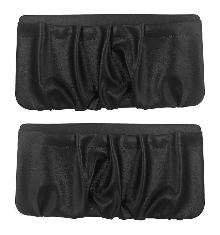 Interior Door Panel Pockets for 1977-1979 Chevrolet/GMC Truck, Blazer, Jimmy, Suburban [Vinyl, Black]