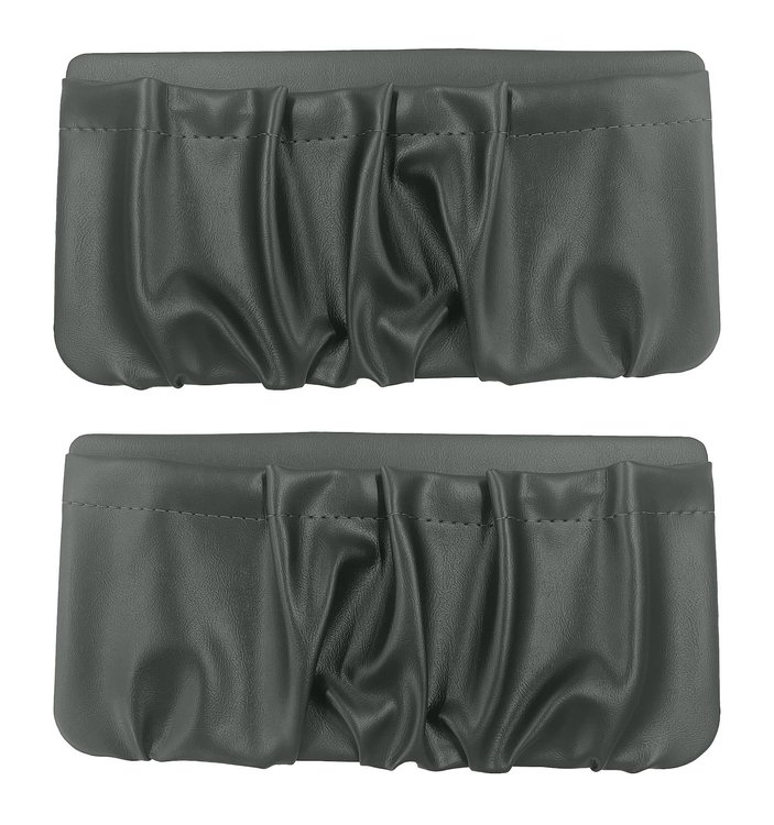 Interior Door Panel Pockets for 1977-1979 Chevrolet/GMC Truck, Blazer, Jimmy, Suburban [Vinyl, Charcoal]
