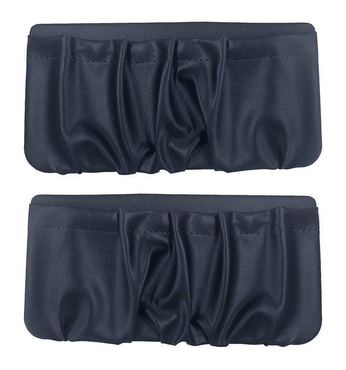 Interior Door Panel Pockets for 1977-1979 Chevrolet/GMC Truck, Blazer, Jimmy, Suburban [Vinyl, Navy Blue]