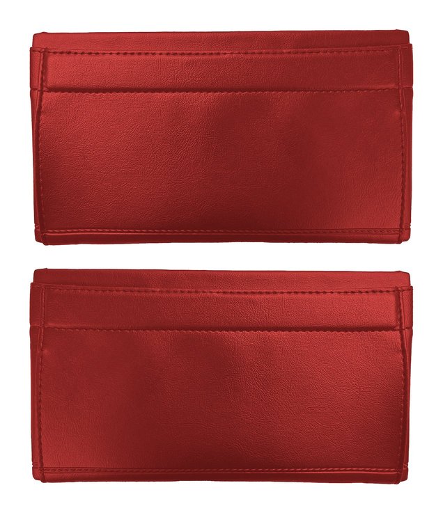 Interior Door Panel Pockets for 1979-1987 Chevrolet/GMC Truck, Blazer, Jimmy, Suburban [Vinyl, Dark Red]