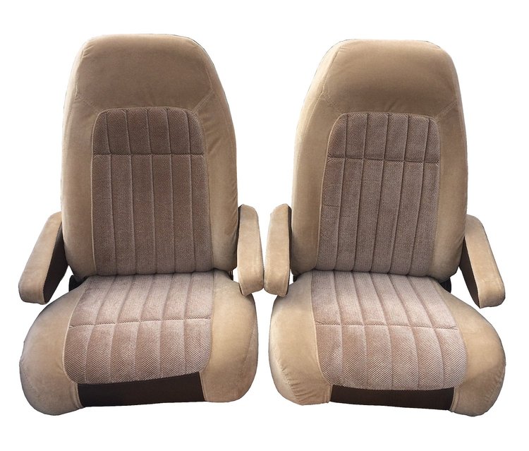 Front Buckets and Rear Bench Seat Upholstery for 1992-1994 Chevrolet Blazer  GMC Jimmy [Silver Regal, Silver Encore]