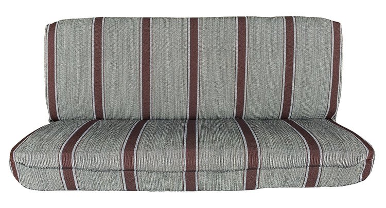 Front Bench Seat Cover for Full Size Standard Cab Truck for 1947-98 Chevrolet/GMC for 1947-96 Ford and 1972-93 Dodge [Wine]