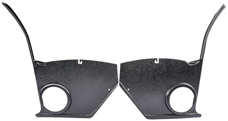 Interior Kick Panels for 1969 GM F-Body [With Cutout for 6 1/2 in. Round Speakers]