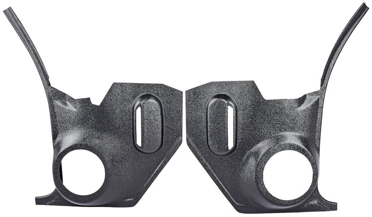 Interior Kick Panels for 1968-1972 Chevrolet, Buick, Oldsmobile, Pontiac Models W/O A/C [Cutouts for 6 1/2 in. Round Speakers]
