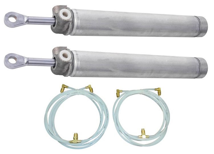 Convertible Top Cylinder & Hose Kit for 1968-1972 GM A-Body Convertibles [Sold as a Kit]