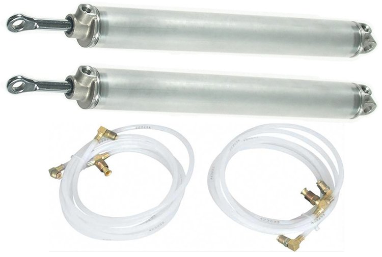 Convertible Top Cylinder & Hose Kit for 1962-1964 Chevrolet Corvair, Monza Convertibles [Sold as a Kit]