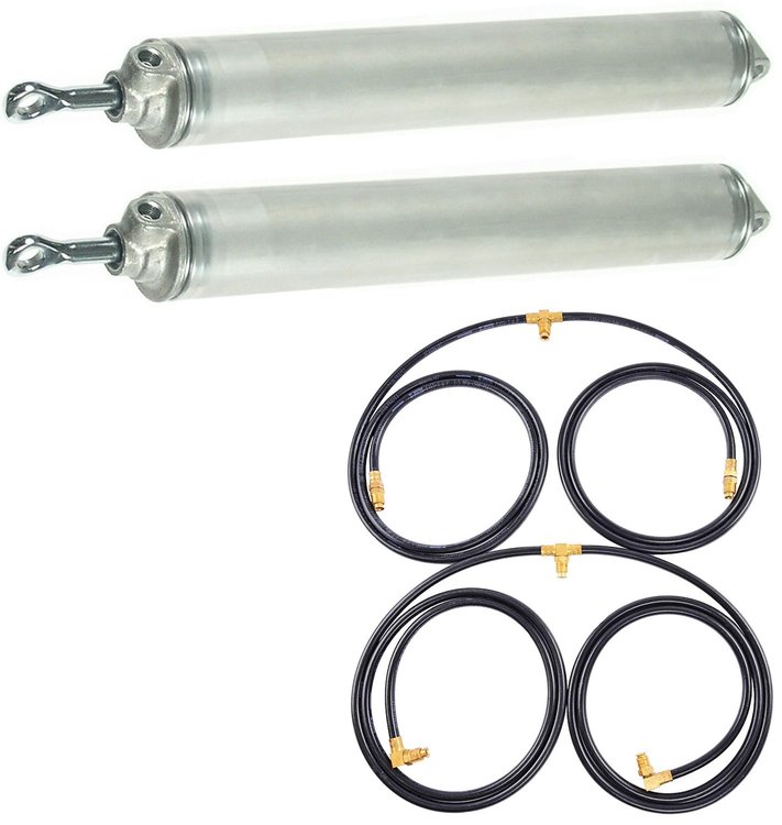 Convertible Top Cylinder & Hose Kit for 1957-1958 Buick, Cadillac Convertibles [Sold as a Kit]