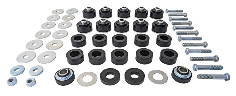 Body Bushing Kit Fits Select 1964-1967 Chevrolet, Oldsmobile Models [Hardtop]