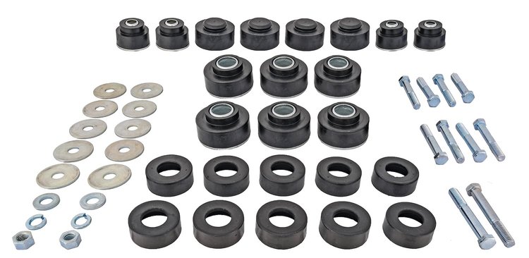 Body Bushing Kit Fits Select 1968-1972 Buick, Chevrolet, Oldsmobile Models [Hardtop]