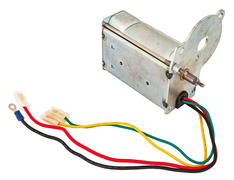 Convertible Top Motor Fits Select 1965-1969 Chevrolet Corvair, 1971-1975 GM Full-Size Models [OEM Plug]