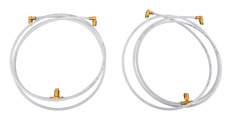 Convertible Top Hose Set Fits Select 1968-1972 GM A-Body Models [White, Nylon]