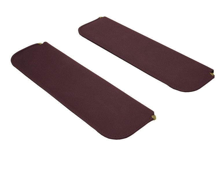 Sun Visors for 1955-1959 Chevrolet/GMC Truck [Madrid Grain Vinyl, Maroon]