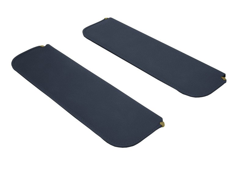Sun Visors for 1955-1959 Chevrolet/GMC Truck [Madrid Grain Vinyl, Navy Blue]