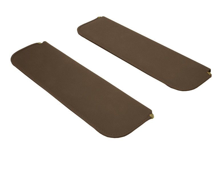 Sun Visors for 1955-1959 Chevrolet/GMC Truck [Madrid Grain Vinyl, Dark Saddle]
