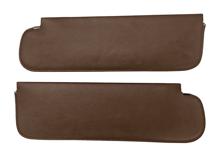 Sun Visors for 1967-1972 Chevrolet/GMC Truck [Oxen Grain Vinyl, Dark Saddle]