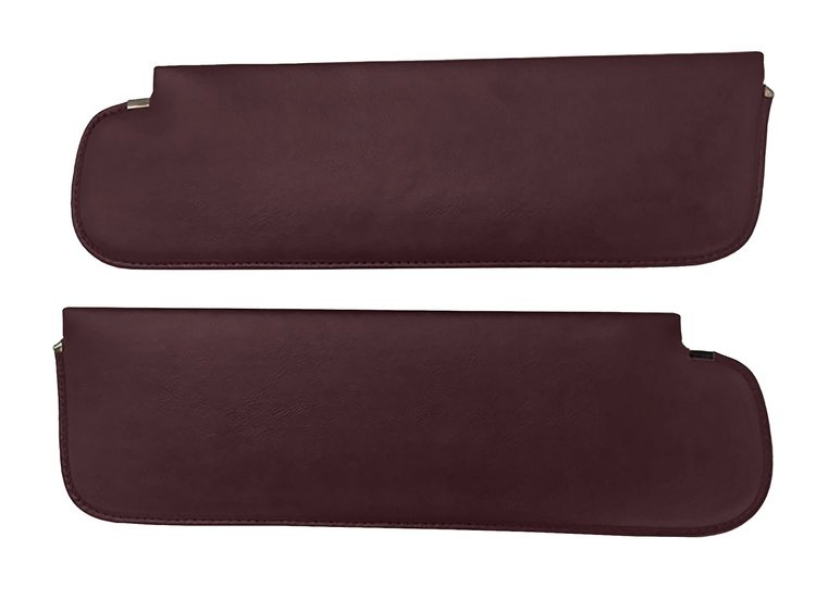 Sun Visors for 1967-1972 Chevrolet/GMC Truck [Oxen Grain Vinyl, Maroon]