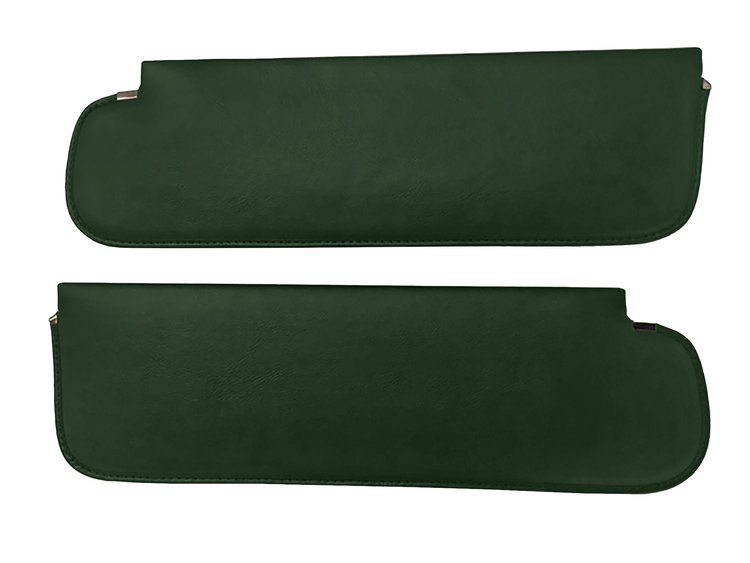 Sun Visors for 1967-1972 Chevrolet/GMC Truck [Oxen Grain Vinyl, Dark Green]