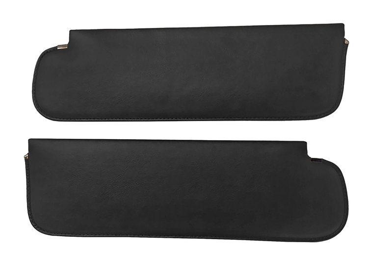 Sun Visors for 1969-1972 Chevrolet/GMC Truck, Blazer, Jimmy, Suburban [Madrid Grain Vinyl, Black]