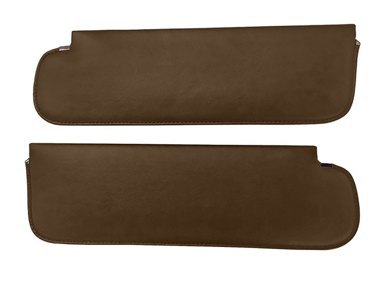 Sun Visors for 1969-1972 Chevrolet/GMC Truck, Blazer, Jimmy, Suburban [Madrid Grain Vinyl, Dark Saddle]