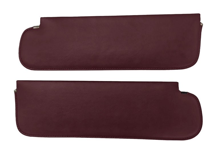 Sun Visors for 1969-1972 Chevrolet/GMC Truck, Blazer, Jimmy, Suburban [Madrid Grain Vinyl, Maroon]