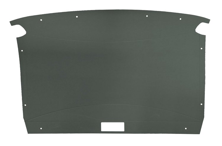 OE-Style Pressboard Headliner for 1988-1999 Chevrolet/GMC Standard Cab Truck [Cloth w/Foam Backing, Medium Dark Gray]