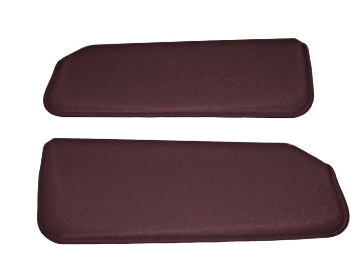 Sun Visors for 1988-1998 Chevrolet/GMC Truck [Madrid Grain Vinyl, Maroon]
