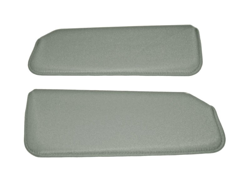 Sun Visors for 1988-1998 Chevrolet/GMC Truck [Madrid Grain Vinyl, Light Gray]