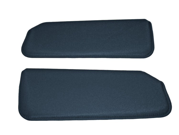 Sun Visors for 1988-1998 Chevrolet/GMC Truck [Foam Back Cloth, Medium Blue]