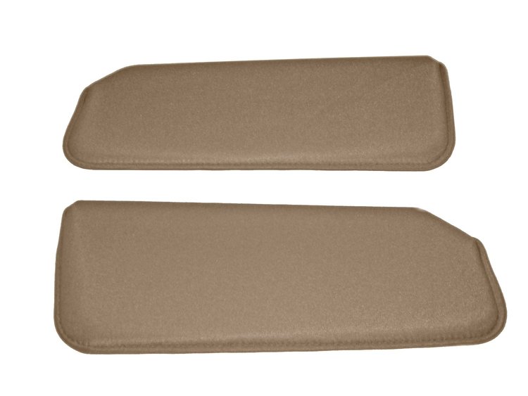 Sun Visors for 1988-1998 Chevrolet/GMC Truck [Foam Back Cloth, Dark Beige]