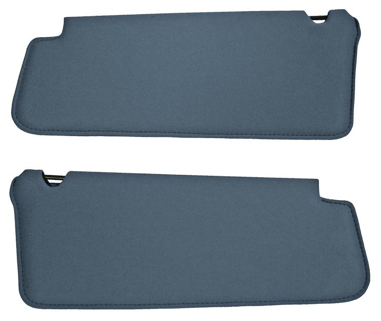 Sun Visors for 1992-1999 Chevrolet/GMC Truck [Foam Back Cloth, Medium Blue]